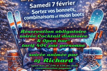 Cokctail dansant par DJ RICHARD tout schuss!
